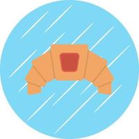 diseño de icono de vector de croissant