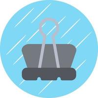 Binder Clip Vector Icon Design