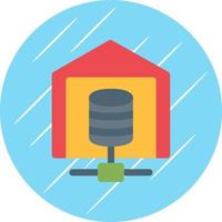 Data Warehouse Vector Icon Design