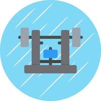 Bench Press Vector Icon Design