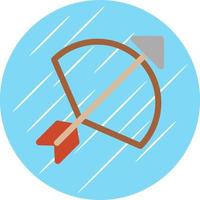 Bow Arrow Vector Icon Design