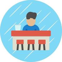 Bar Counter Vector Icon Design