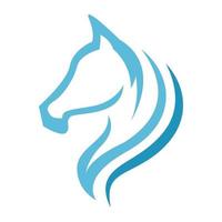 Horse logo icon design vector