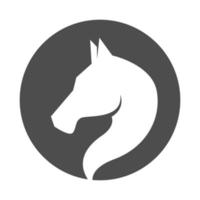 Horse logo icon design vector