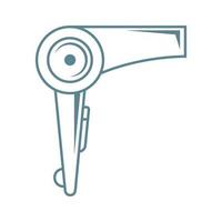 Hair dryer icon design vector