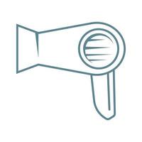 Hair dryer icon design vector