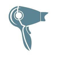 Hair dryer icon design vector