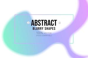 Abstract gradient shape vector design