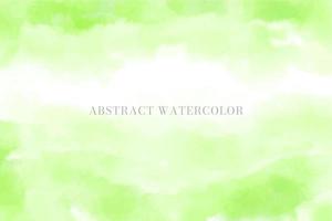 Green colors abstract watercolor background vector