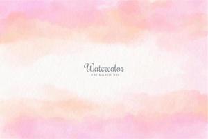 Abstract watercolor peachy pink frame background vector