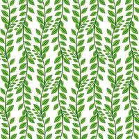 Aesthetic leaf twig illustration vector