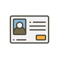 carné de identidad tarjeta icono para tu sitio web diseño, logo, aplicación, ui vector