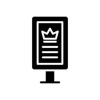 poster icon for your website design, logo, app, UI. vector