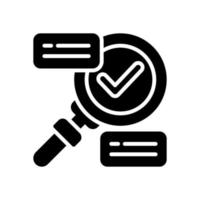 research icon for your website design, logo, app, UI. vector