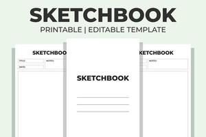 Sketchbook Editable Interior vector
