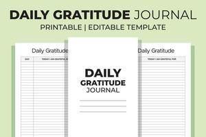 Daily Gratitude Journal vector