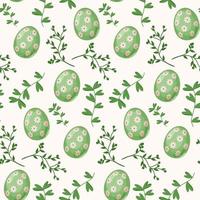 Easter seamless pattern with egg. vector illustration perfect for textile, fabric or wrapping paper.