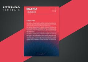 Corporate Business Letterhead, Elegant and minimalist style letterhead template design vector