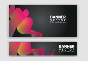 set of creative web banners of standard size. Vertical, horizontal and square template. vector illustration