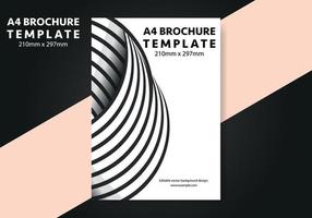 A4 Brochure Background design template vector, Flyer template for business background layout in A4 size vector