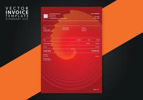 Editable Modern Abstract Creative Professional Invoice template. Vector incoive template.