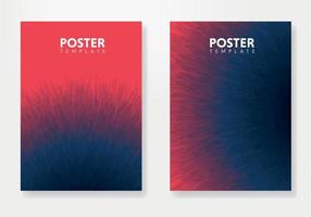 Stylish red and dark blue gradient banner templates, gradient backgrounds for business cover. Poster Template. vector