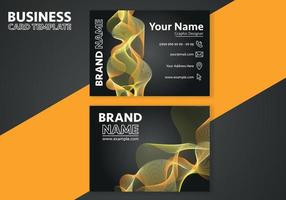 Business Card Template Design Abstract Modern Icon Color for Luxury Presentation of Simple Corporate Identity Concept Minimal Elegant Brand Set of Creative Contact Information in Vector Illustration.