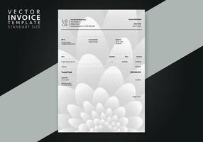 Editable Modern Abstract Creative Professional Invoice template. Vector incoive template.