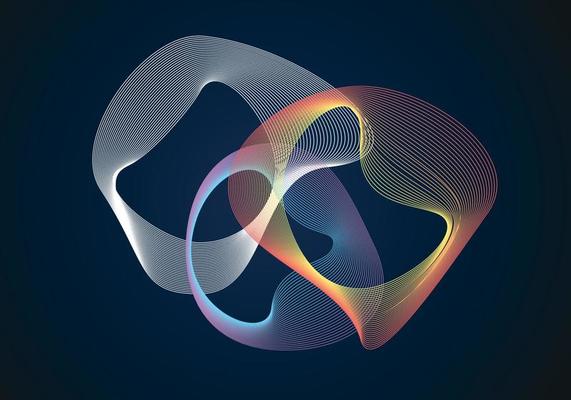 Striped texture, Abstract warped Diagonal Striped Background, wave lines texture. Brand new style for your business design, vector template for your ideas