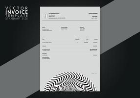 Editable Modern Abstract Creative Professional Invoice template. Vector incoive template.