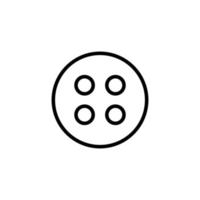 Dice Isolated Line Icon. Editable stroke. Vector image that can be used in apps, adverts, shops, stores, banners