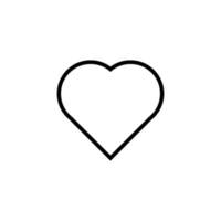 Simple Heart as Symbol of Life Isolated Line Icon. Editable stroke. Vector image that can be used in apps, adverts, shops, stores, banners