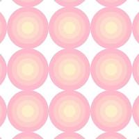 Vector seamless pastel pattern of rings and rhombus. Perfect for fabric, textile, wallpapers, backgrounds and other surfaces