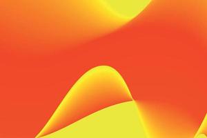 orange gradient wave abstract background. modern graphic for landing page and computer desktop background. 3d vector