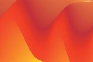 orange gradient wave abstract background. modern graphic for landing page and computer desktop background. 3d vector