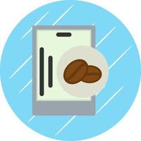 Coffee Mobile Vector Icon Design