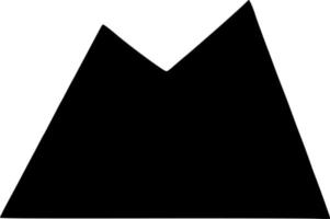 vector illustration of mountain icon