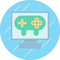 Gaming Pc Vector Icon Design