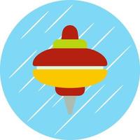 Spinning Top Vector Icon Design