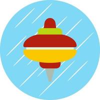 Spinning Top Vector Icon Design