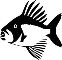 vector illustration of fish shape