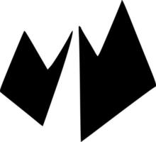 vector illustration of mountain icon