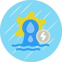 Hydro Power Vector Icon Design