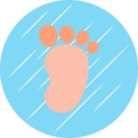 Footprint Vector Icon Design