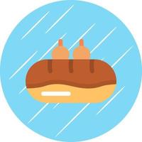 Eclair Vector Icon Design