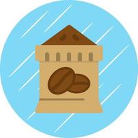 Coffee Sack Vector Icon Design