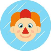 diseño de icono de vector de payaso