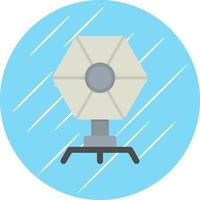 Camera Reflector Vector Icon Design