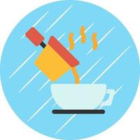 Pour Coffee Vector Icon Design