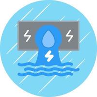 Hydroelectricity Vector Icon Design